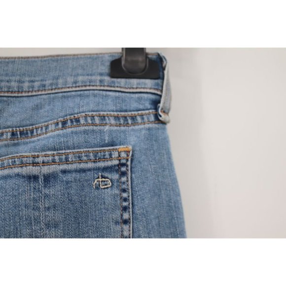 Rag & bone women's 25 W28 skinny jean in evertone cotton blend destroyed ripped - Picture 5 of 10